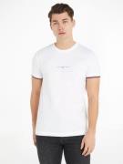 NU 20% KORTING: Tommy Hilfiger T-shirt TOMMY LOGO TIPPED TEE