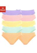 Petite fleur Bikinibroekje van elastisch katoen (set, 10 stuks)