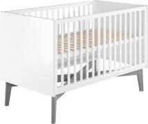 Roba® Ledikantje Combi-kinderbed Mika, 70x140 cm met bijzondere retro-...