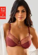 NU 20% KORTING: Nuance Beugel-bh met mooie borduurkant, dessous (Set v...