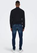 NU 20% KORTING: ONLY & SONS Slim fit jeans ONSLOOM SLIM D. BLUE 7777 D...