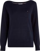 NU 20% KORTING: Tommy Hilfiger Gebreide trui CO JERSEY STITCH V-NK SWE...