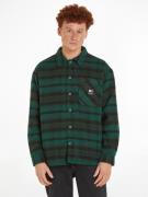 TOMMY JEANS Fleecehemd TJM FLEECE LINED CHECK SHIRT EXT