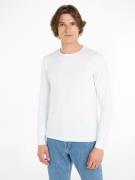 NU 20% KORTING: Calvin Klein Shirt met lange mouwen STRETCH SLIM FIT L...