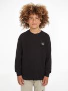 NU 25% KORTING: Calvin Klein Shirt met lange mouwen MODERN WAFFLE BADG...