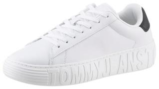 NU 20% KORTING: TOMMY JEANS Plateausneakers TOMMY JEANS LEATHER OUTSOL...