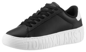 NU 20% KORTING: TOMMY JEANS Plateausneakers TJW LEATHER CUPSOLE ESS