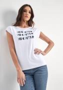NU 20% KORTING: HECHTER PARIS Shirt met korte mouwen met modieuze logo...