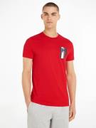 NU 25% KORTING: Tommy Hilfiger T-shirt H EMBLEM TEE met geprint logo