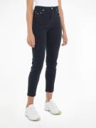 TOMMY JEANS Geweven broek TJW MOM SLIM UH GD met geborduurd logo