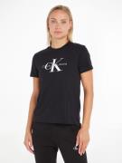 NU 20% KORTING: Calvin Klein Shirt met ronde hals CORE MONOGRAM REGULA...