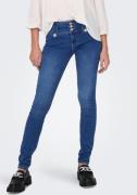 NU 25% KORTING: Only Skinny fit jeans ONLROYAL REG SK VIS BUT DET DNM ...