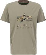 NU 20% KORTING: Alpha Industries Shirt met korte mouwen Camo PP T