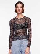 pieces Shirt met lange mouwen PCNINNI LS MESH TOP NOOS BC