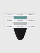 Calvin Klein T-string THONG 3PK met elastische logo-band (3 stuks, Set...