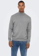 NU 20% KORTING: ONLY & SONS Coltrui WYLER LIFE ROLL NECK KNIT