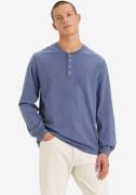 Levi's® Shirt met lange mouwen 4 BUTTON HENLEY BLUES