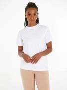 NU 20% KORTING: Calvin Klein T-shirt METALLIC MICRO LOGO T SHIRT