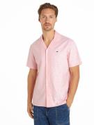 TOMMY JEANS Overhemd met korte mouwen TJM LINEN BLEND CAMP SHIRT EXT