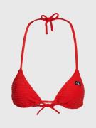 Calvin Klein Swimwear Triangel-bikinitop TRIANGLE-RP met geribde struc...