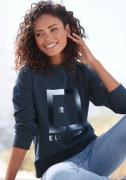 NU 20% KORTING: Elbsand Sweatshirt Fionni met grote logoprint