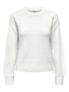 Only Trui met ronde hals ONLLITA LS STRUCTURE O-NECK CC KNT