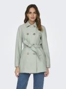 NU 25% KORTING: Only Korte jas ONLNANCY LIFE FITTED TRENCH COAT OTW