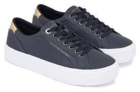 NU 20% KORTING: Tommy Hilfiger Plateausneakers ESSENTIAL VULC LEATHER ...