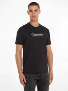 Calvin Klein T-shirt DOUBLE FLOCK LOGO T-SHIRT