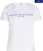 NU 20% KORTING: Tommy Hilfiger Curve Shirt met ronde hals CRV REG CORP...