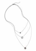 Firetti Ketting met hanger Layering-ketting met 3 ronde hangers