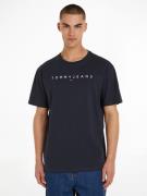 NU 20% KORTING: TOMMY JEANS T-shirt TJM REG LINEAR LOGO TEE EXT