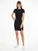 Tommy Jeans Curve Jerseyjurk TJW SCRIPT SS BODYCON DRESS EXT