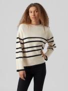 NU 20% KORTING: Vero Moda Trui met ronde hals VMSABA LS O-NECK STRIPE ...