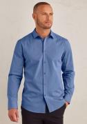 John Devin Overhemd met lange mouwen in elastische katoenkwaliteit