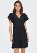 Only Jerseyjurk ONLSANDRA S/S V-NECK DRESS JRS