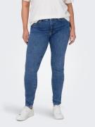 NU 25% KORTING: ONLY CARMAKOMA Skinny fit jeans CARPOWER MID SKINNY PU...