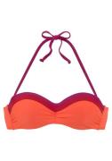 s.Oliver RED LABEL Beachwear Beugelbikinitop in bandeaumodel Yella met...