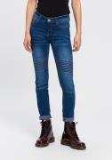 NU 20% KORTING: Arizona Skinny fit jeans In biker-look