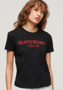 NU 20% KORTING: Superdry Shirt met korte mouwen SPORT LUXE GRAPHIC FIT...