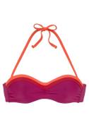 s.Oliver RED LABEL Beachwear Beugelbikinitop in bandeaumodel Yella met...