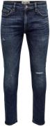 NU 20% KORTING: ONLY & SONS Slim fit jeans OS ONSLOOM SLIM BLUE GREY 4...