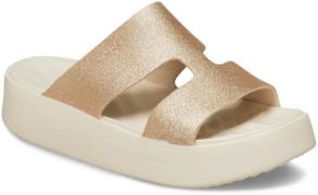 NU 20% KORTING: Crocs Slippers Getaway Platform Glitter H-Strap