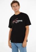 NU 20% KORTING: Tommy Jeans Plus T-shirt TJM REG SPRAY POP COLOR TEE E...