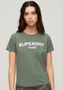 NU 20% KORTING: Superdry Shirt met korte mouwen SPORT LUXE GRAPHIC FIT...