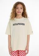NU 20% KORTING: Tommy Hilfiger T-shirt U MONOTYPE TEE S/S met groot lo...