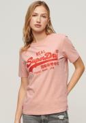 Superdry T-shirt EMBROIDERED VL RELAXED T SHIRT