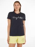 NU 20% KORTING: Tommy Hilfiger T-shirt REG C-NK SIGNATURE TEE SS