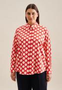 NU 20% KORTING: seidensticker Overhemdblouse Zwarte roos Lange mouwen ...