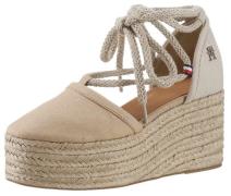 Tommy Hilfiger Espadrilles CLOSED TOE LINEN FLATFORM